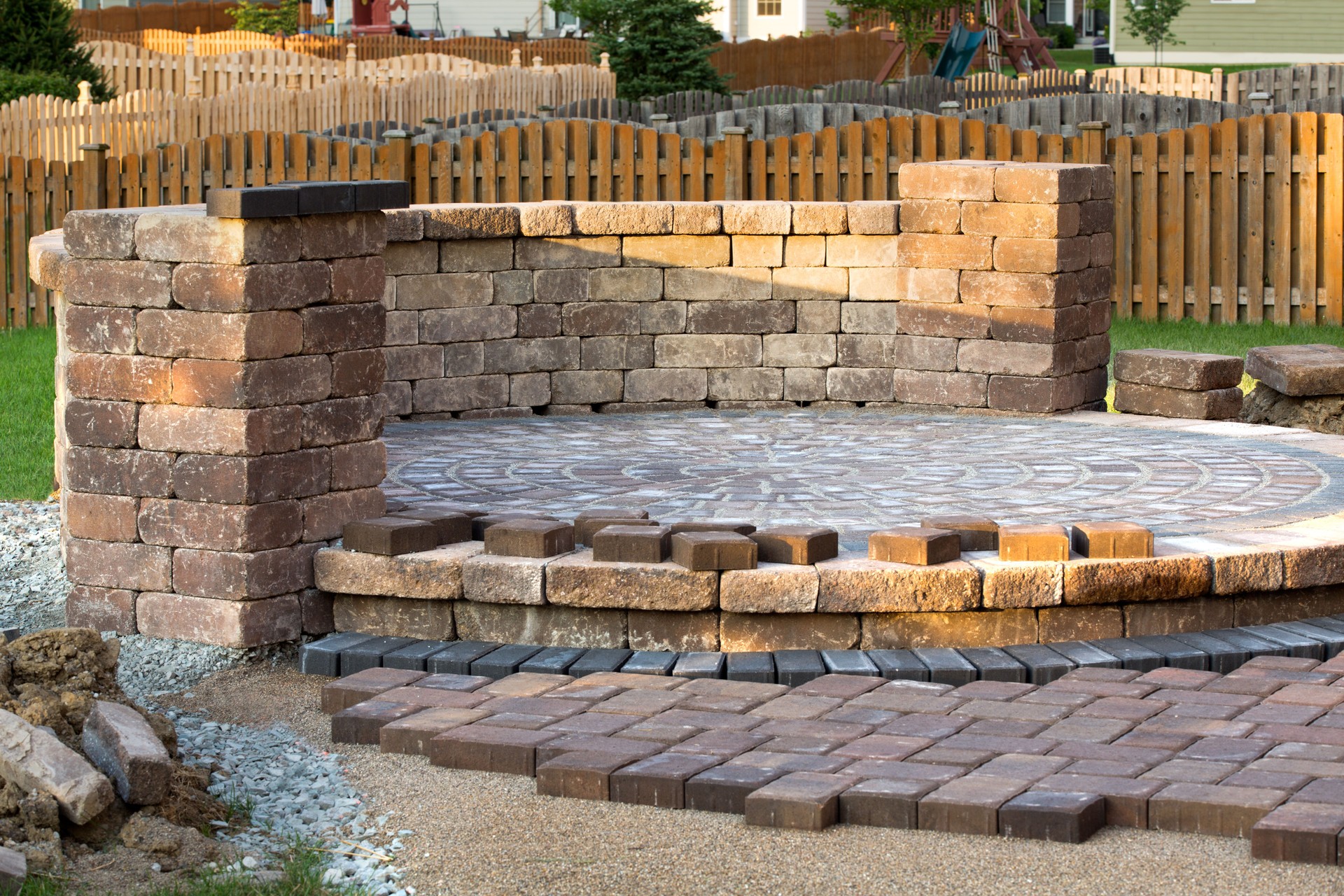 Patio Steps Side View